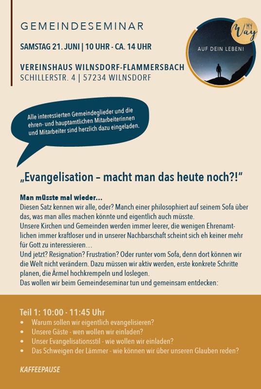 Gemeindeseminar MyWay